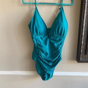 Lovely jade green 1 piece swimsuit . NW I